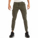 Рокерски зелен панталон карго джогър it240818-7 3
