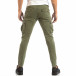 Зелен мъжки карго панталон с място за аксесоар it240818-1 4