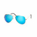 Огледални пилотски слънчеви очила в синьо it030519-3 2