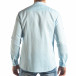 Мъжка риза от лен и памук в светло синьо it210319-105 3