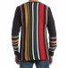 Мъжки колоритен раиран пуловер с черно it051218-57 3