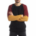 Мъжки пуловер в черно, жълто и червено it051218-54 2