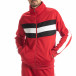 Мъжки червен спортен комплект с ивици it051218-89 3