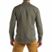 Мъжка риза от лен и памук в зелено it210319-102 4