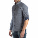 Slim fit мъжка риза с флорален десен в синьо it210319-92 4