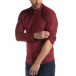 Slim fit мъжка риза Vintage десен в бордо it210319-98 3
