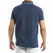 Мъжка тениска polo shirt в синьо it120619-25 3
