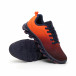 Неоново оранжеви мъжки маратонки с релефна подметка it110919-6 4