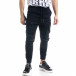 Мъжки панталон тип Jogger с обемни джобове tr110320-127 3