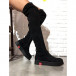 Текстилни дамски чизми в черно it161220-18 3