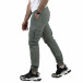 Мъжки сиво-зелен карго панталон с ластик на кръста 8154 tr160123-1 4