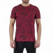Мъжка тениска с принт цвят бордо tr250322-39 2