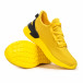Жълти мъжки маратонки тип чорап Lace detail it260620-12 4