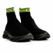 Мъжки черни маратонки Rogue тип чорап it180820-10 4