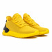 Жълти мъжки маратонки тип чорап Lace detail it260620-12 3