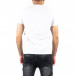 Мъжка бяла тениска контрастен принт tr250322-49 3