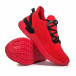 Червени мъжки маратонки тип чорап Lace detail it260620-11 4