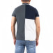 Трицветна тениска поло-шърт с лого it250322-16 3