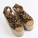 Дамски сандали на платформа леопард it270320-5 3