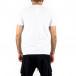 Мъжка бяла тениска с принт и кристали gr250322-3 3