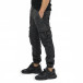 Мъжки тъмносив карго панталон с ластик на кръста tr191022-3 4