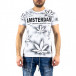 Мъжка бяла тениска Amsterdam gr250322-5 2