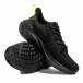 Текстурирани мъжки маратонки в черно it090321-7 4