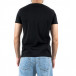 Мъжка черна тениска с флорален принт it250322-10 3