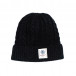 Мъжка черна шапка с плетеници it231220-37 2