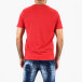 Мъжка тениска с червен принт tr250322-77 3