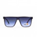 Трапецовидни сини опушени очила тип маска il200521-15 2