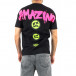Unisex черна тениска Amazing it250322-20 3
