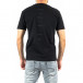 Мъжка тениска с черен принт tr250322-78 3