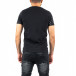 Мъжка черна тениска контрастен принт tr250322-50 4