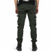 Мъжки зелен карго панталон с ластик на кръста 8154 tr191022-1 4