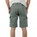 Къси сиво-зелени карго панталони 2096 tr260623-12 3