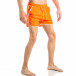 Мъжки неноново оранжев бански с бял кант it040518-87 3
