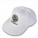 Мъжка бяла шапка с права козирка и емблема it220316-4 2