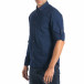 Мъжка синя риза изчистен модел с монограм tsf270917-2 4