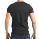 Мъжка черна тениска с череп от камъни tsf020218-70 3