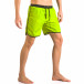 Мъжки неоново зелени бански тип шорти с бандаж ca050416-29 4