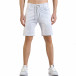 Мъжки бели къси панталони с връзки it110316-37 2