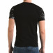 Мъжка черно-бяла тениска Represent il120216-1 3