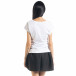 Дамска тениска с пайети в бяло il080620-5 3