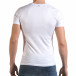 Мъжка бяла тениска с цип на деколтето il170216-65 3