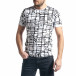Мъжка тениска Raster в бяло tr010221-17 2