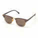 Ретро слънчеви очила с дървесна рамка кафява it250418-19 2