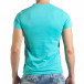 Мъжка синя тениска с голям надпис il140416-43 3