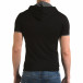 Мъжка черна тениска с качулка il120216-60 3