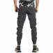 Мъжки сив карго панталон Jogger & Big Size tr270421-10 3